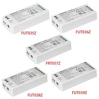 Zigbee ตัวควบคุมแถบไฟ Led FUT039Z FUT038Z FUT036Z FUT035Z สำหรับสีเดียวคู่ RGB RGBW สีขาว RGB + CCT DC12-24V