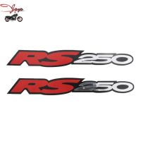 Motorcycle Tail Decal Sticker Gas Tank Decals Refit For Aprilia RS250 Small X 2 Chrome Red Black 18Cm X 2.5Cm