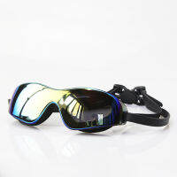 Large Rimmed Swim Glasses Electroplated Hd Antifog Silicone Goggles High Quality Fashion Goggles Manufacturer Wholesale