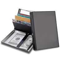 RFID Credit Card Holder Protector Stainless Steel Money Clip Wallets Business Card Holder for Men Women