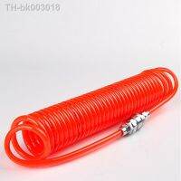 ◆◆⊙ Air Compressor Hose 6M PU pipe Pneumatic Components Spring Tube Portable Coupler PP20 SP20