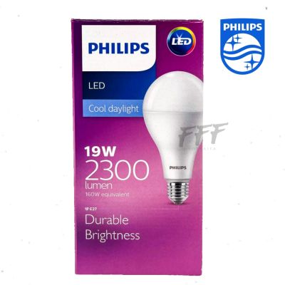 โปรโมชั่น+++ [] หลอดไฟ  LED bulb Durable Brightness 19W E27 Daylight ราคาถูก หลอด ไฟ หลอดไฟตกแต่ง หลอดไฟบ้าน หลอดไฟพลังแดด