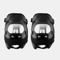 Cross Country Leg Guard Motorcycle Anti Fall Protector Stainless Steel Short Knee Protection Knight Equipment Racing Riding Pad