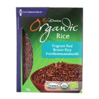 Deliverly Free My Choice Organic Fragrant Red Brown Rice 1kg. มายช้อยส์ข้าวกล้องหอมแดง 1กก. Cash on Deliverly