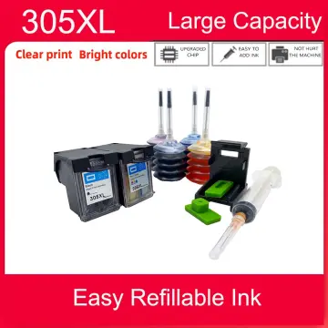 HINICOLE 2BK1C 305 XL Ink Cartridge For HP 305XL For HP DeskJet Plus 4100  4110 4120 4121 4122 4130 4140 4152 4155 4158 Printer - AliExpress