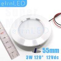 【♘COD Free Cas♘】 sdis shop Etrnled 3W ไฟสปอตไลท์12V แบบมินิ Led ชั้นแสดงตู้แสดงหรี่แสงได้สำหรับบ้านโคมไฟเพดานในบ้านสีขาว