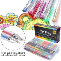 100 Colors Oily Gel Pens Set Highlight Water Color Pen for Writing Sketching Drawing Doodling Kid Gift