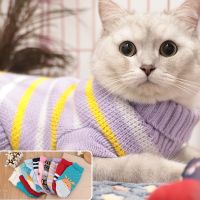 【CW】✙☾  Clothing Multi-color Wool Knitted Two-legged Lapel Sweater Luxury Dog