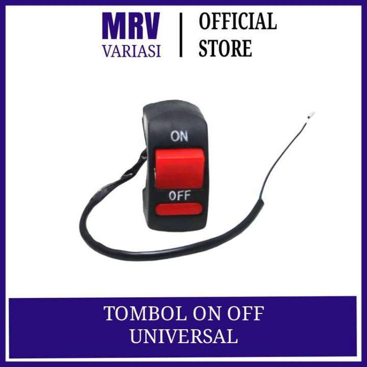 Tombol-saklar-swit-switch on-off 2 stang-setang tombol lampu-klakson ...