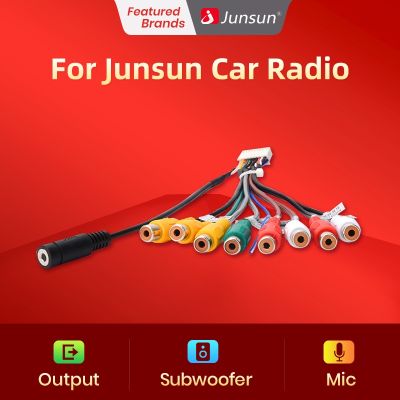 【hot】 Car Stereo Radio Output Wire Aux-in Cable Accessories