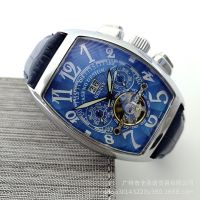 Caseno cross-border trade wechat business platform hot style barrel big calendar the tourbillon automatic mechanical man watches --238812Hot selling mens watches☽