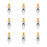 【CC】₪  6X 10X Dimmable G4 Lamp Bulb 6w 9w AC/DC 12V 220V DC12V G 4 COB SMD Lighting Lights replace Halogen Chandelier