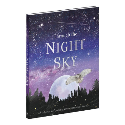 Through the night sky childrens astronomical knowledge universe Illustrated Encyclopedia hardcover English version original English book