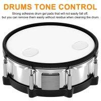 24 Pieces Drum Dampeners, Drum Damper Gel Pads Drum Silencers Non-Toxic Soft Silicone Drum Mute For Drums Tone Control (Clear)