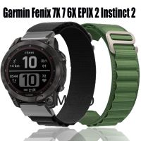 ใหม่ สายนาฬิกาข้อมือไนล่อน แบบนิ่ม สําหรับ Garmin Fenix 7X 7 6X 6 5X 5 Plus 3 EPIX Gen 2 instinct 2 Enduro 2