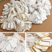 100PCs Price Tags Wholesale Marketing Rate Labels For Jewelry Garments Watches Retail Artwork Sale Display Tag With Hang String