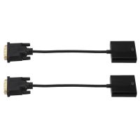 2X DVI To VGA Adapter Cable 1080P DVI-D To VGA Cable 24 1 25 Pin DVI Male To 15 Pin VGA Female Video Converter