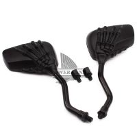 2 Pieces Motorcycle Hand Claw Left Right Skeleton Hand Motorcycle Rearview Side Mirrors for Honda for Suzuki for Kawasaki Mirrors