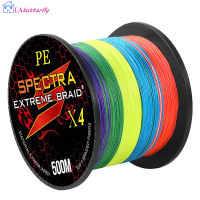 LA 【คลังสินค้าพร้อม】1ม้วน100/300/500M 4 Strands Multicolor สายตกปลา Super Strength Braided Wire อุปกรณ์ตกปลาสำหรับเหยื่อ【cod】