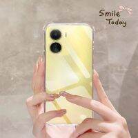 Clear Phone Case for Vivo Y16 TPU Transparent Ultra Thin Silicone Case for Vivo Y 16 6.51 V2204 Shockproof Anti-scratch Covers