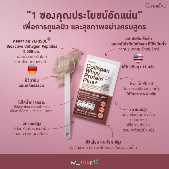 คอลลาเจน-เวย์โปรตีน-พลัส-นวัตกรรมใหม่-คอลลาเจนระดับพรีเมี่ยม-bioactive-collagen-peptides-ผิวสวย-โปรตีนครบโปรตีนกิฟฟารีน