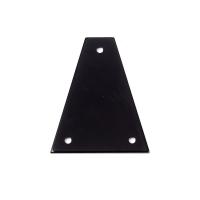 ‘【；】 Blank High Quality Aluminum Alloy Truss Rod Cover ACCS For Import Jackson Guitar - Black