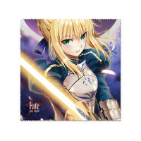 Fate Stay Night แว่นตาผ้าอะนิเมะ Alter Saber แว่นตาผ้าเช็ดทำความสะอาดเลนส์ผ้า Defogger แว่นตา Accessoriess พิมพ์ผ้าทำความสะอาด