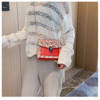 New Small Bags Womens Bags Korean Edition Foreign Gas 100 Chain Small Square Bags Fashion Leisure