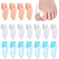 [A NEW HOT]2Pcs ซิลิโคนเจล Thumb Corrector Bunion Little Toe Protector Separator Hallux Valgus Finger Straightener Foot Care Relief Pads