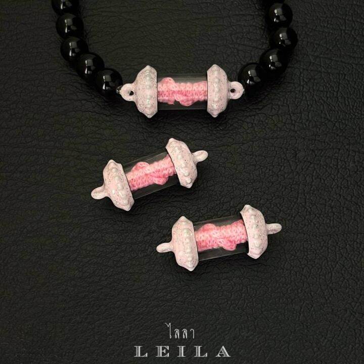 leila-amulets-ตะกรุด-ดอกไม้-baba-leila-collection-พร้อมกำไลหินฟรีตามรูป