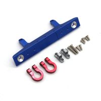 For FMS FCX24 Metal Front Bumper with Tow Hook 1/24 RC Car Upgrades Parts Accessories ,Red