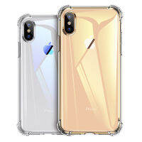 เคสป้องกันไฟกันกระแทกโปร่งใสสำหรับแอปเปิ้ล14 13 12 11 XS Max XR X 8 6S Plus 5 5S SE ฝาครอบถุงลมนิรภัยสำหรับโทรศัพท์