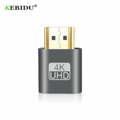 4K VGA Virtual Displayeat Dummy Plug Display Emulator Connector VGA Virtual Emulator Adapter Hdmi-compatible DDC Edid untuk Video