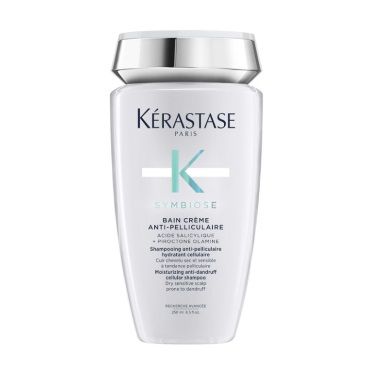 Kerastase Symbiose Bain Creme Anti-Pelliculaire Moisturizing Anti-Dandruff Cellular Shampoo (Dry, Sensitive Scalp, Prone to Dandruff) 250 ml แชมพูสำหรับผู้ที่มีปัญหารังแคและหนังศีรษะแห้ง