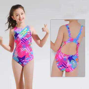 Kids Cartoon Swimwear One Piece Training Swimsuit Teen Bathing Suit Girls  Rash Guard Floating Swimsuit Sports Wear For Kids - AliExpress