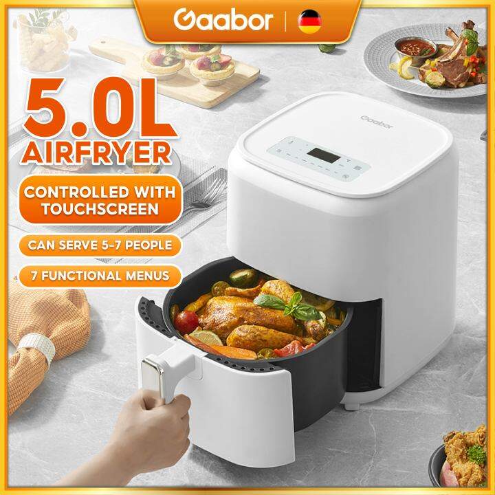 Gaabor Air fryer, 5L Touch Control Oil Free Healthy Oven Multi ...