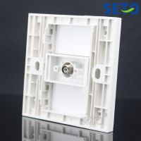 SeTo 86 Type Single Port Optical FC Panel Outlet Wall Plate Socket Keystone Faceplate