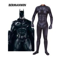 Gotham ชุดคอสเพลย์ปาร์ตี้ฮาโลวีนปาร์ตี้สีดำชุดเสื้อผ้า Zentai อนิเมะทีวีจากชุดคอสตูมค้างคาว