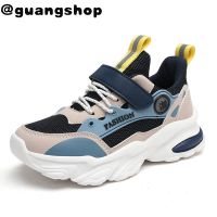 guangshop รองเท้าผ้าใบเด็ก Kids Casual Shoes Breathable Boys Sneakers Lightweight Tennis Shoes