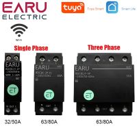 1P N/3P N WiFi Smart Circuit Breaker AC100-240V/100-400V Smart Timer Relay Switch Smart House Voice Remote Control By Tuya APP