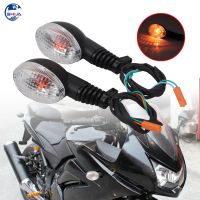 เครื่องบ่งบอกสัญญาณไฟเลี้ยวหน้าและหลังไฟกระพริบหลอดไฟสำหรับ Kawasaki NINJA 250R KLX250SF KLX250S KLX250 VN 650 Vulcan S