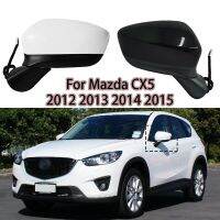 ชุดประกอบกระจกมองหลังรถยนต์8ขาสำหรับ Mazda CX5 2012 2013 2014 2015ไฟเลี้ยวอัตโนมัติพับได้ปรับเลนส์ให้ความร้อน