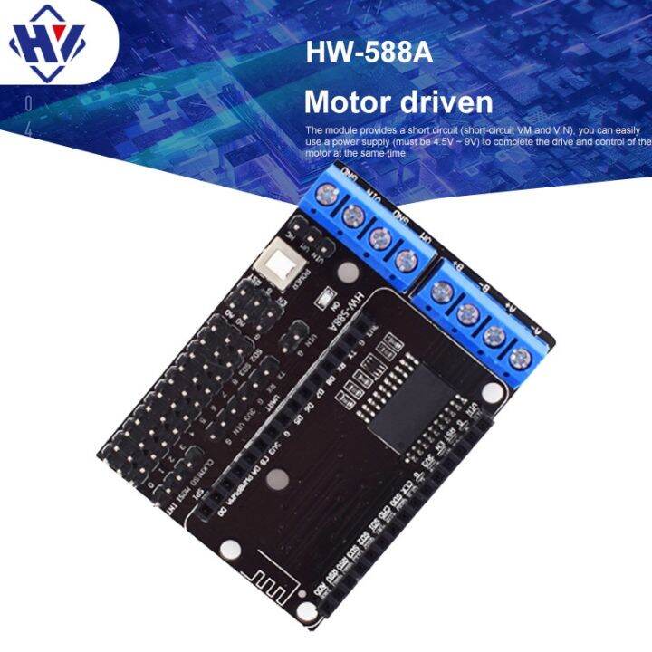  cw l293d esp8266 12e lua motor drive electronics expansion board for