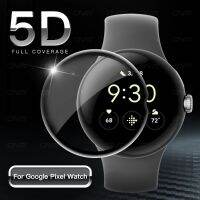 5Pcs 5D Full Screen Protector for Google Pixel Watch Protective Film Cover Not Glass for Google Pixel Smart Watch Accessories