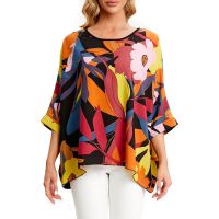 BHflutter 4XL 5XL 6XL Plus Size Women Blouse 2022 Sexy Off Shoulder Leopard Print Summer Tops Tees Casual Chiffon Blouses Shirts