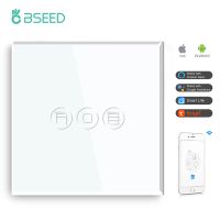 Bseed EU Russia Wifi Smart Roller Shutter Switch Wireless Wifi Switches White Black Golden Colors Support For Tuya Smart Life