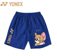 2023 Yonex กางเกงแบดมินตันของเด็กผู้ชายและเด็กผู้หญิงแห้งเร็วเสื้อแบดมินตันระบายอากาศได้ดีกางเกงกีฬาขาสั้นมืออาชีพหลากสีแห้งเร็ว