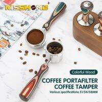 Coffee Portafilter Colorful Soild Wood Stainless Steel Hammer Powder For E61 Nuova Delonghi  Barista Tools Espresso Accessories Mobile Accessories