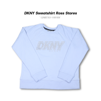 DKNY Sweatshirt Blue เสื้อสเวตเตอร์ ของแท้ จาก Ross Stores สหรัฐอเมริกา ของค้างสต๊อค