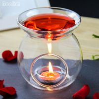 (Gold Seller) NOOLIM Glass Oil Burner Home Decorations Aroma Furnace High Quality Candle Aromatherapy Oil Lamp Romantic Gifts And Crafts